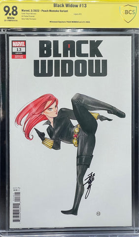 Black Widow #13 Peach Momoko Variant CBCS 9.8 Yellow Label