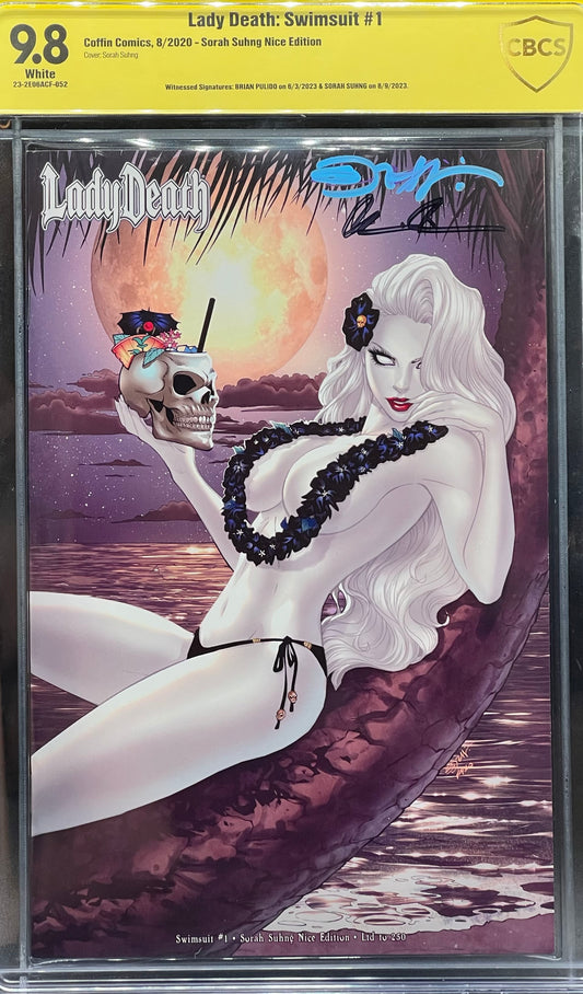 Lady Death: Swimsuit #1 Sorah Suhng Nice Edition CBCS 9.8 Yellow Label Pulido & Suhng
