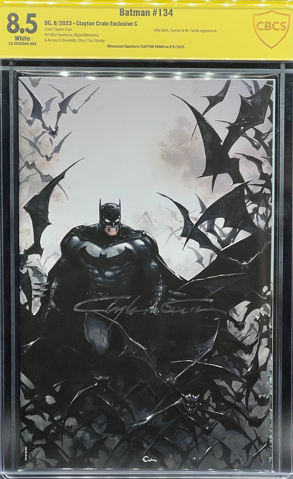 Batman #134 Clayton Crain Exclusive C CBCS 8.5 Yellow Label