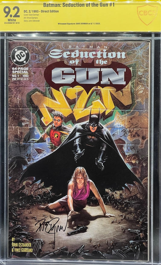 Batman: Seduction of the Gun #1 Direct Edition (1993) CBCS 9.2 Yellow Label Dave Dorman