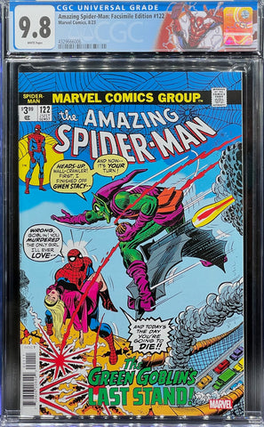 ULTIMATE COMICS SPIDERMAN #1 FACSIMILE CGC GRADED (9.6