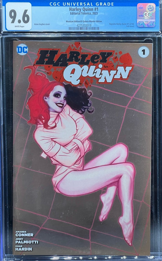 Harley Quinn #1 Mexican Edition/El Quinto Mundo Edition Adam Hughes Cover CGC 9.6 Universal Grade