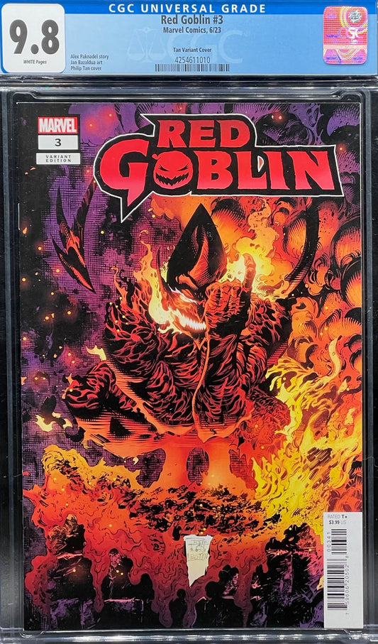 Red Goblin #3 Tan Variant CGC 9.8 Universal Grade