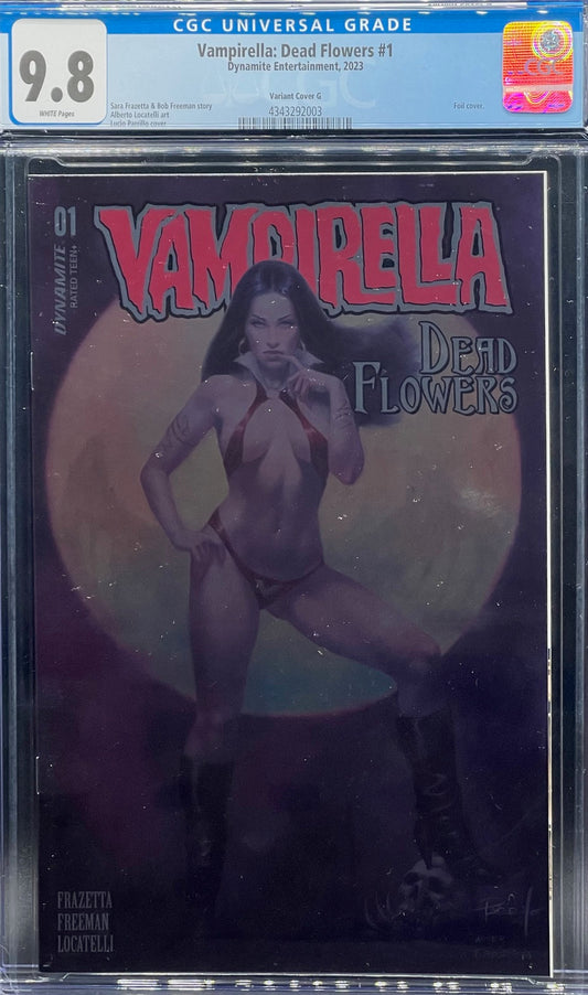 Vampirella: Dead Flowers #1 Variant Cover G CGC 9.8 Universal Grade