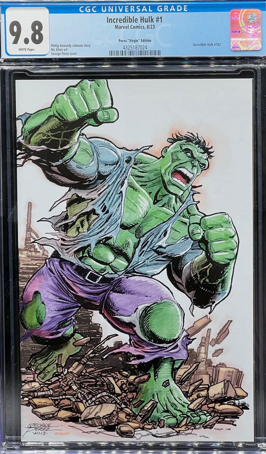 Incredible Hulk #1 Perez "Virgin" Edition CGC 9.8 Universal Grade