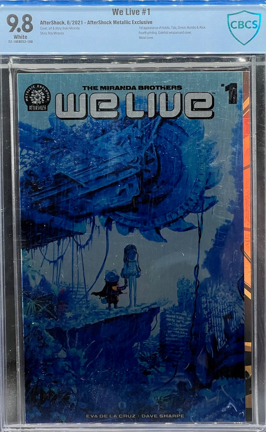 We Live #1 AfterShock Metallic Exclusive CBCS 9.8 Blue Label