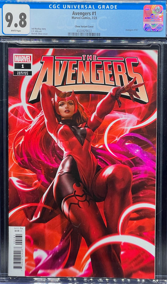 Avengers #1 Chew Variant Cover CGC 9.8 Universal Grade