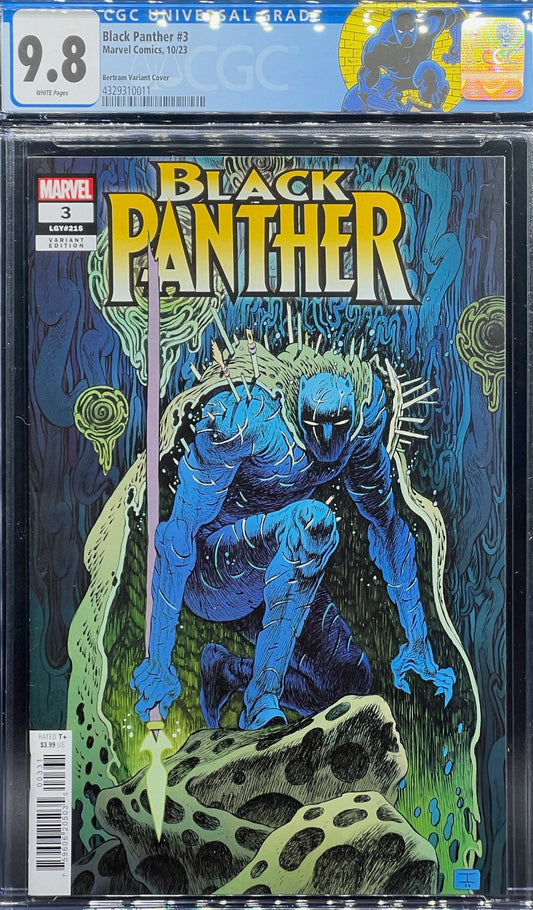 Black Panther #3 Bertram Variant Cover CGC 9.8 Universal Grade