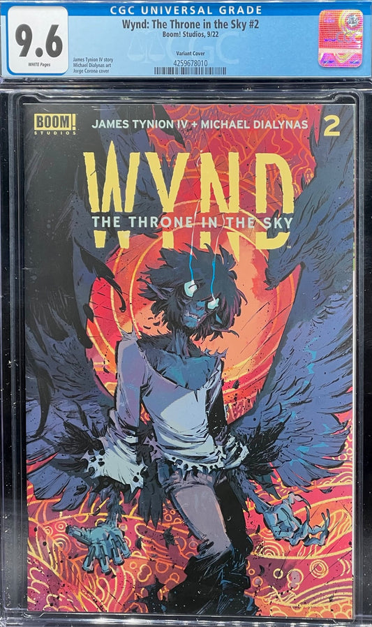 Wynd: The Throne in the Sky #2 Jorge Corona Cover Variant CGC 9.6 Universal Grade