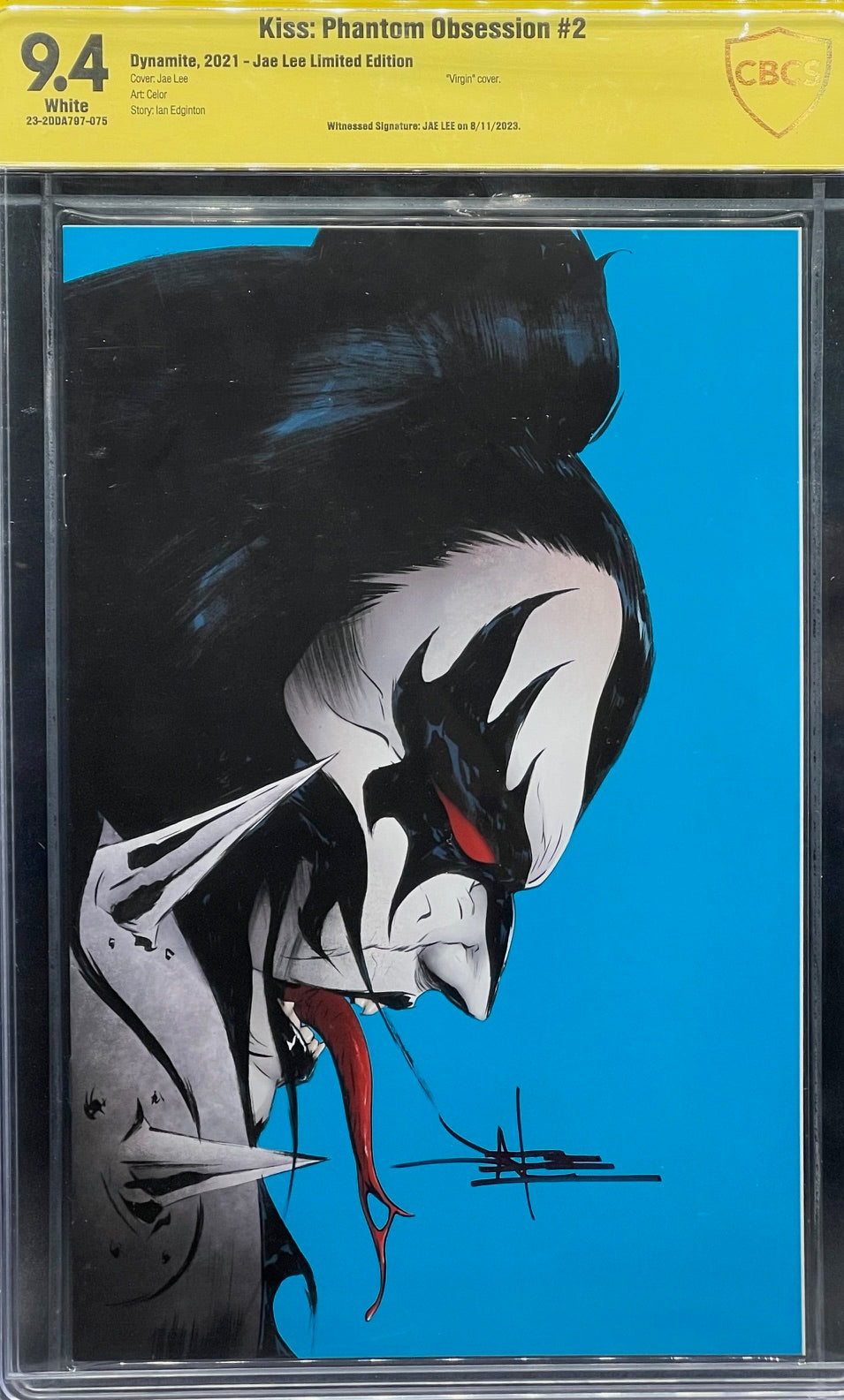 Kiss: Phantom Obsession #2 Jae Lee Limited Edition CBCS 9.4 Yellow Label