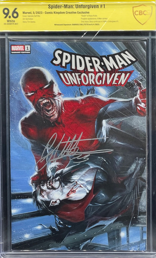 Spider-Man: Unforgiven #1 Comic Kingdom Creative Exclusive CBCS 9.6 Yellow Label Dell'Otto