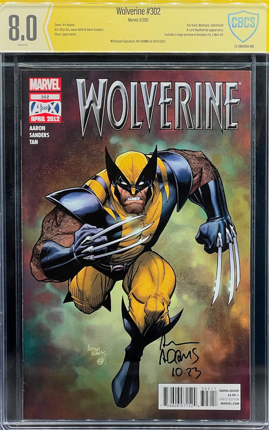 Wolverine #302 CBCS 8.0 Yellow Label Art Adams