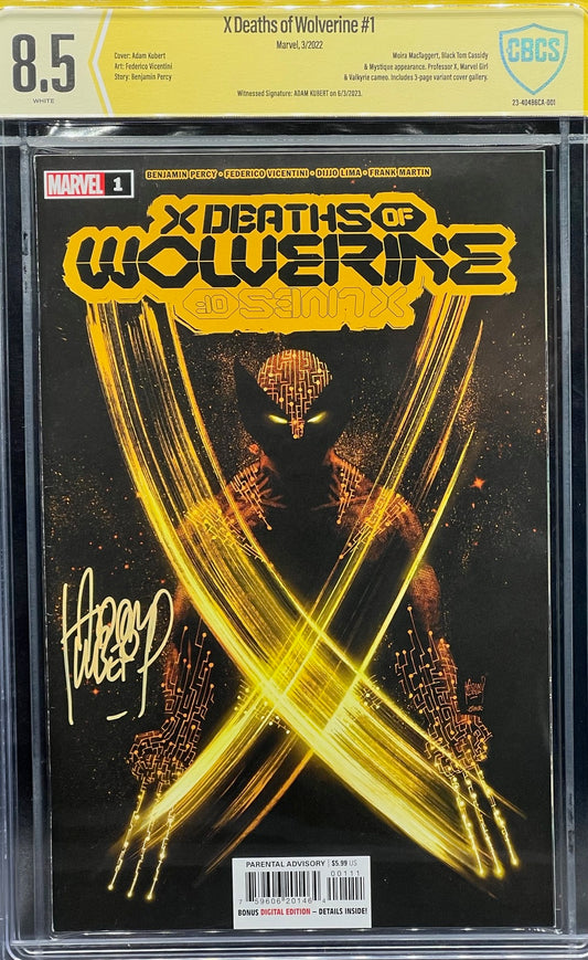 X Deaths of Wolverine #1 CBCS 8.5 Yellow Label Adam Kubert