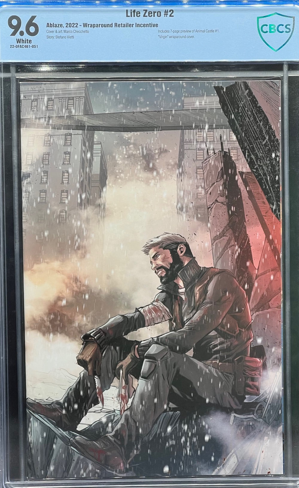 Life Zero #2 Wraparound Retailer Incentive CBCS 9.6 Blue Label