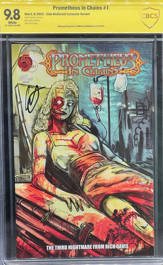 Prometheus In Chains #1 Clan McDonald Exclusive Variant CBCS 9.8 Yellow Label Camron Johnson