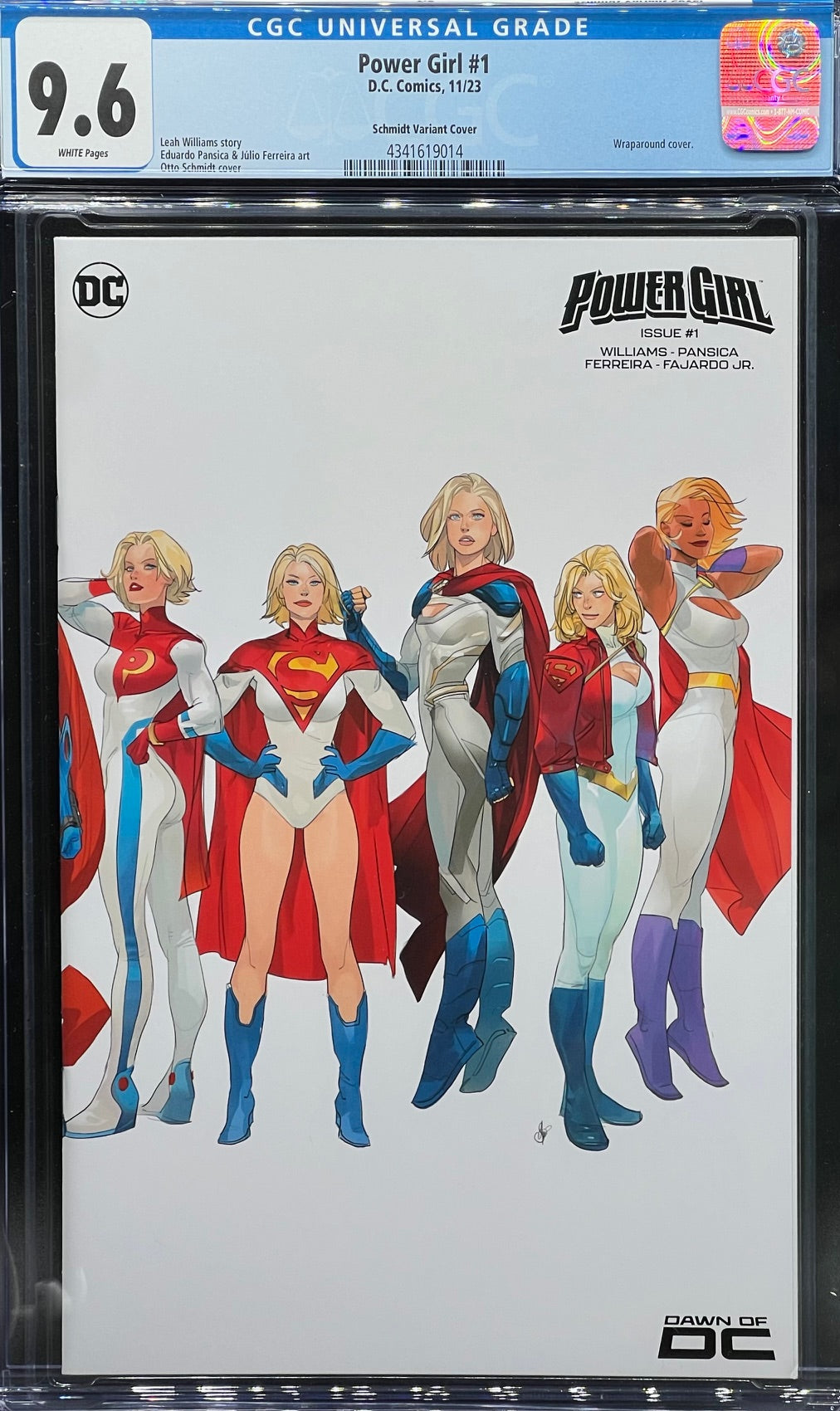 Power Girl #1 Schmidt Variant Cover CGC 9.6 Universal Grade