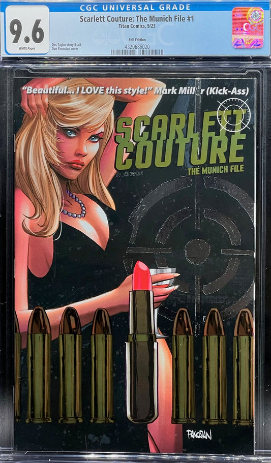 Scarlett Couture: The Munich File #1 Foil Edition CGC 9.6 Universal Grade