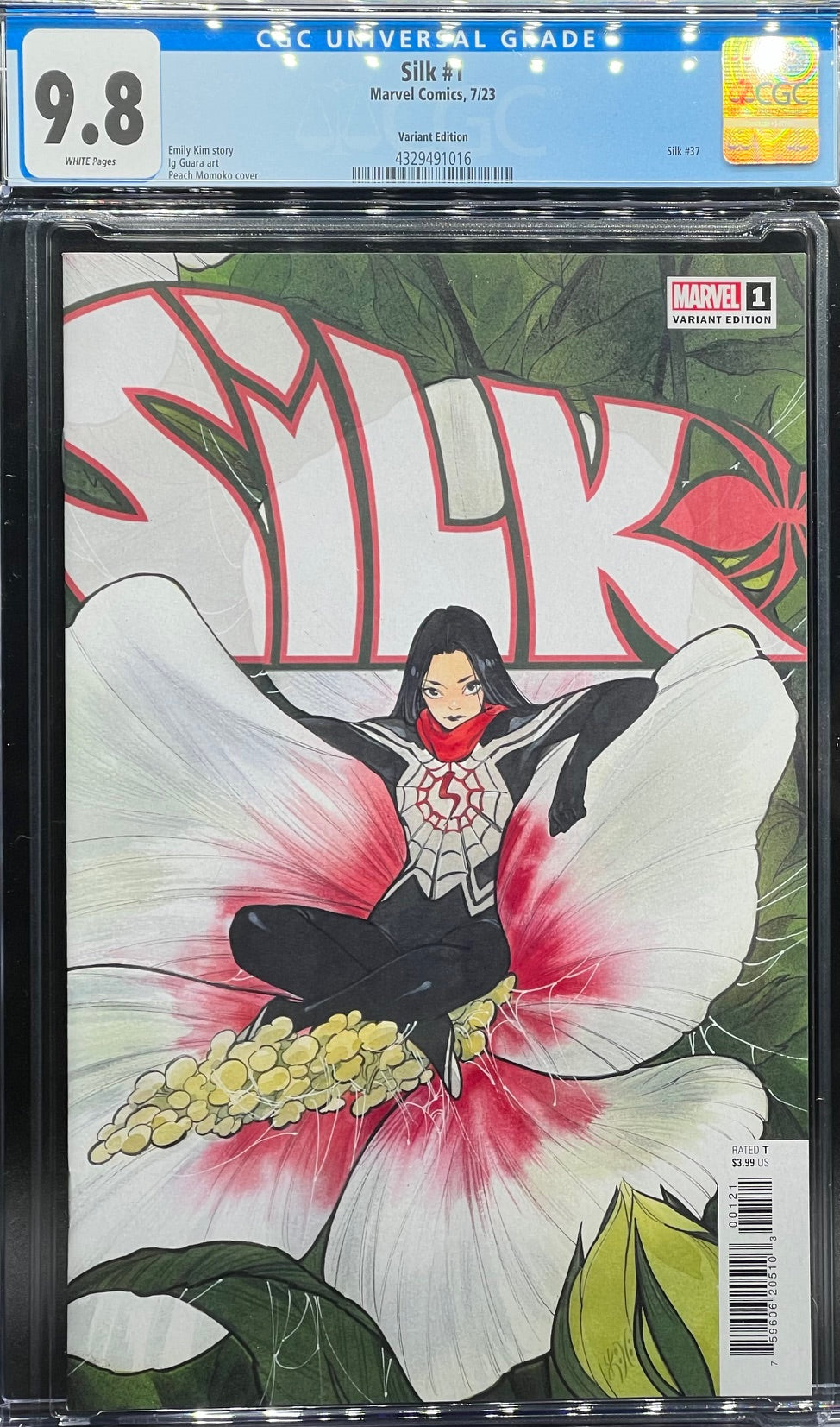 Silk #1 Peach Momoko Cover CGC 9.8 Universal Grade