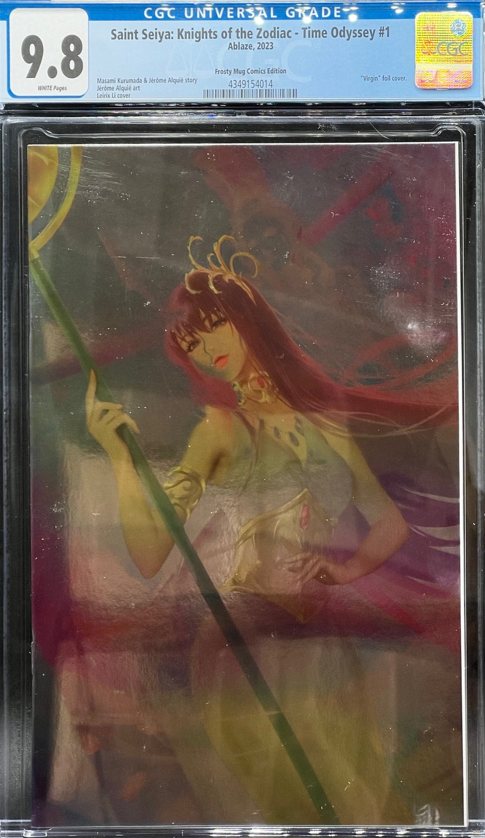 Saint Seiya: Knights of the Zodiac - Time Odyssey #1 Frosty Mug Comics Edition CGC 9.8 Universal Grade