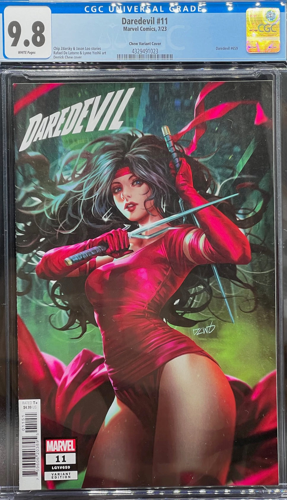 Daredevil #11 Chew Variant Cover CGC 9.8 Universal Grade