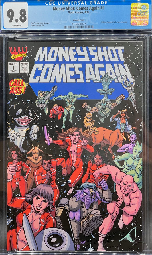 Money Shot: Comes Again #1 Tim Seeley Cover Variant CGC 9.8 Universal Grade