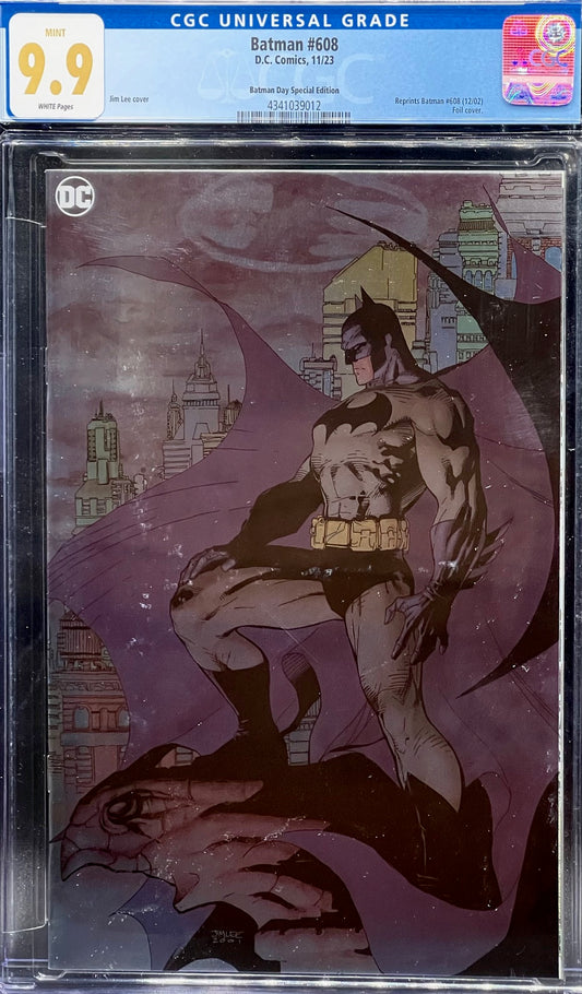 Batman #608 Batman Day Special Edition CGC 9.9 Misprint Variant