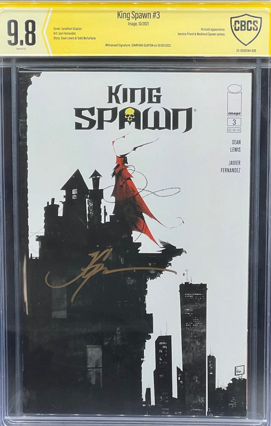 King Spawn #3 CBCS 9.8 Yellow Label Jonathan Glapion