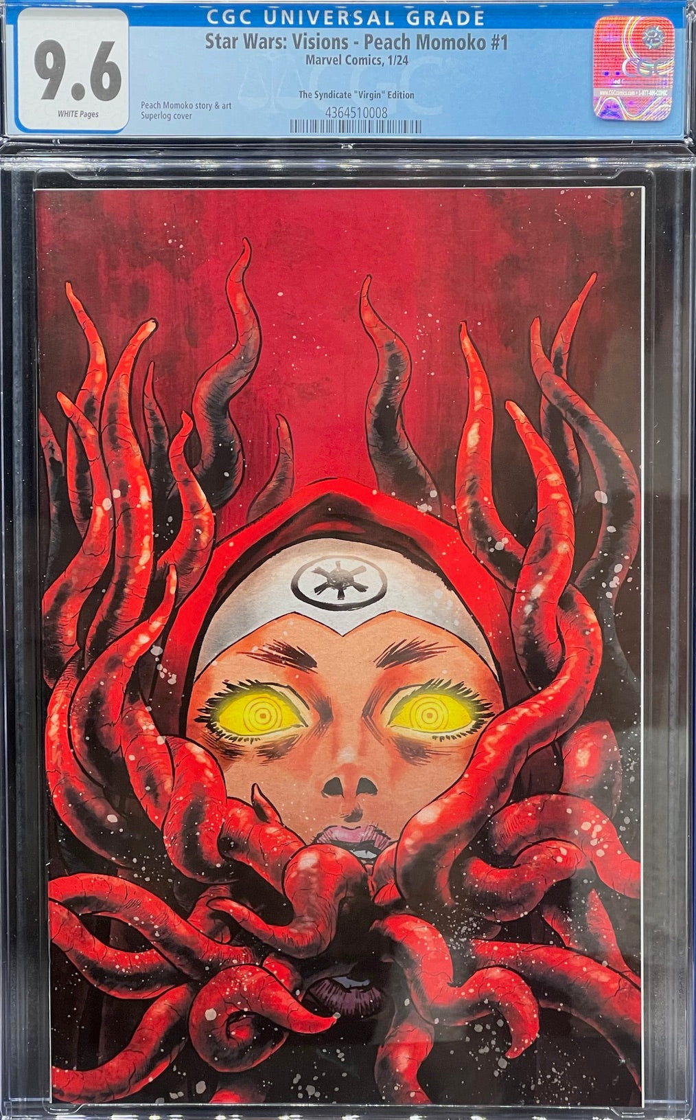 Star Wars: Visioins - Peach Momoko #1 The Syndicate Virgin Edition CGC 9.6 Universal Grade