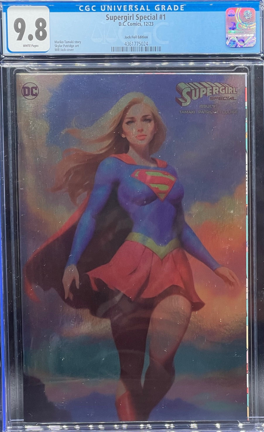 Supergirl Special #1 Jack Foil Edition CGC 9.8 Universal Grade