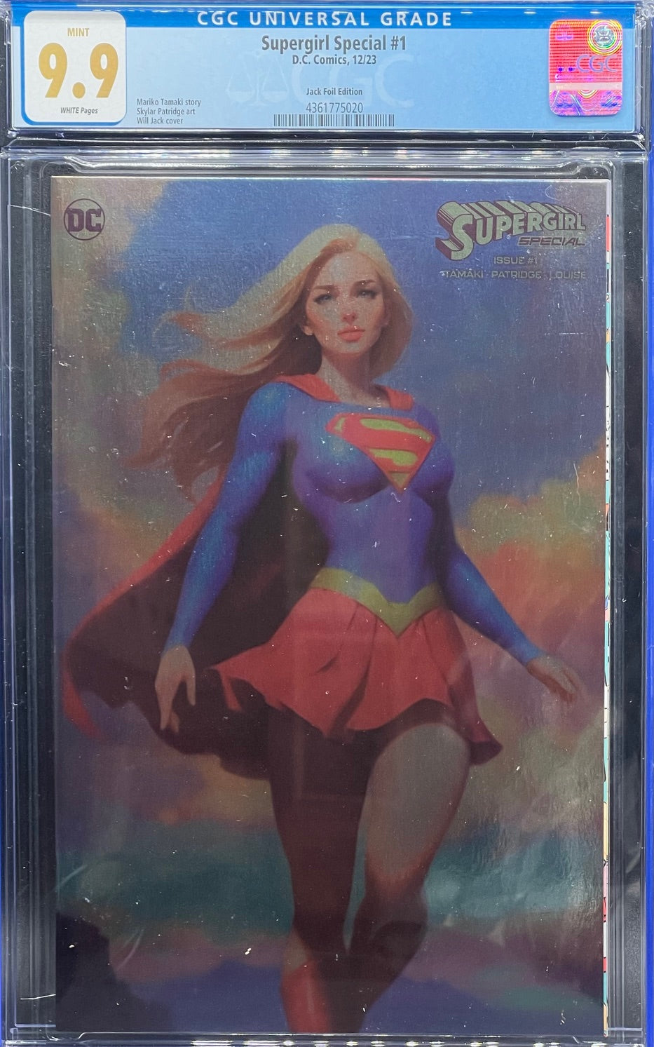 Supergirl Special #1 Jack Foil Edition CGC 9.9 Universal Grade