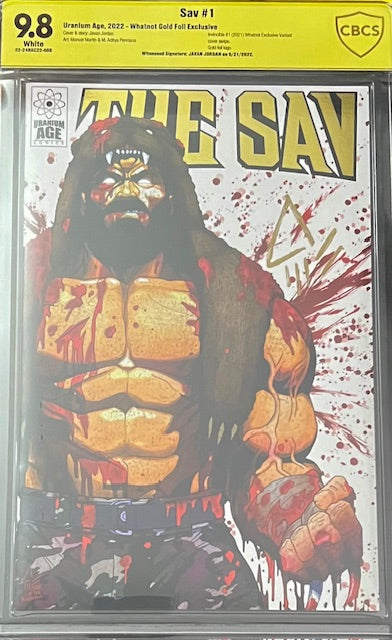 Sav #1 Whatnot Gold Foil Exclusive CBCS 9.8 Yellow Label Javan Jordan