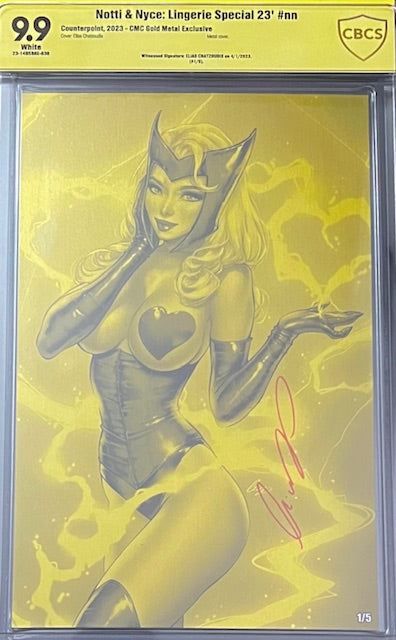 Notti & Nyce: Lingerie Special '23 #nn CMC Gold Metal Exclusive CBCS 9.9 Yellow Label Elias Chatzoudis