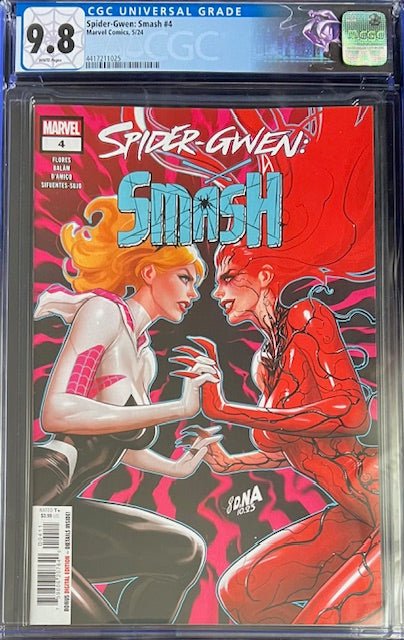 Spider-Gwen: Smash #4 Nakayama Variant CGC 9.8 Universal Grade