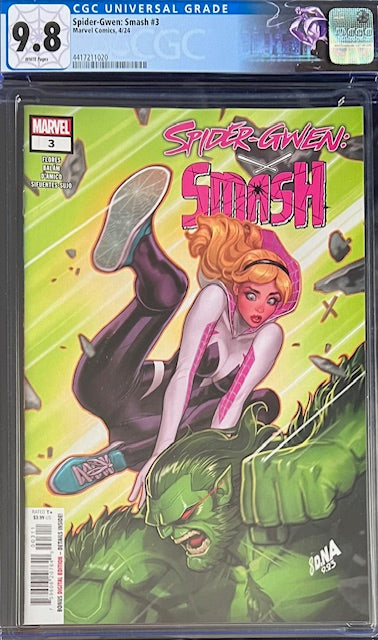 Spider-Gwen: Smash #3 CGC 9.8 Universal Grade