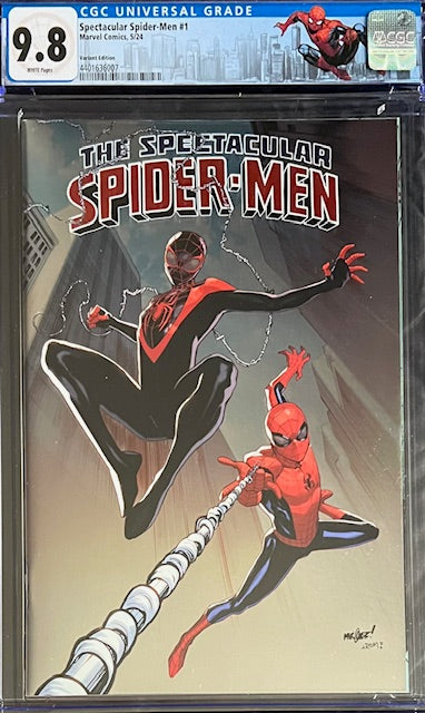 Spectacular Spider-Men #1 Marquez Variant CGC 9.8 Universal Grade