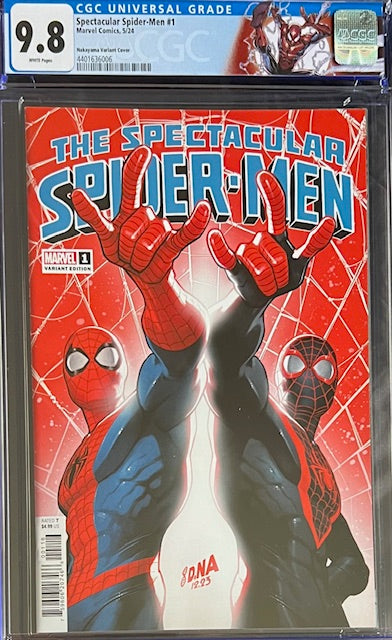 Spectacular Spider-Men #1 Nakayama 1:25 Variant CGC 9.8 Universal Grade