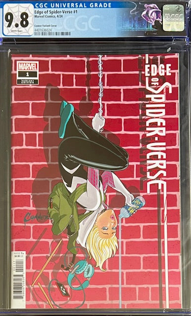 Edge of Spider-Verse #1 Conner 1:25 Variant CGC 9.8 Universal Grade