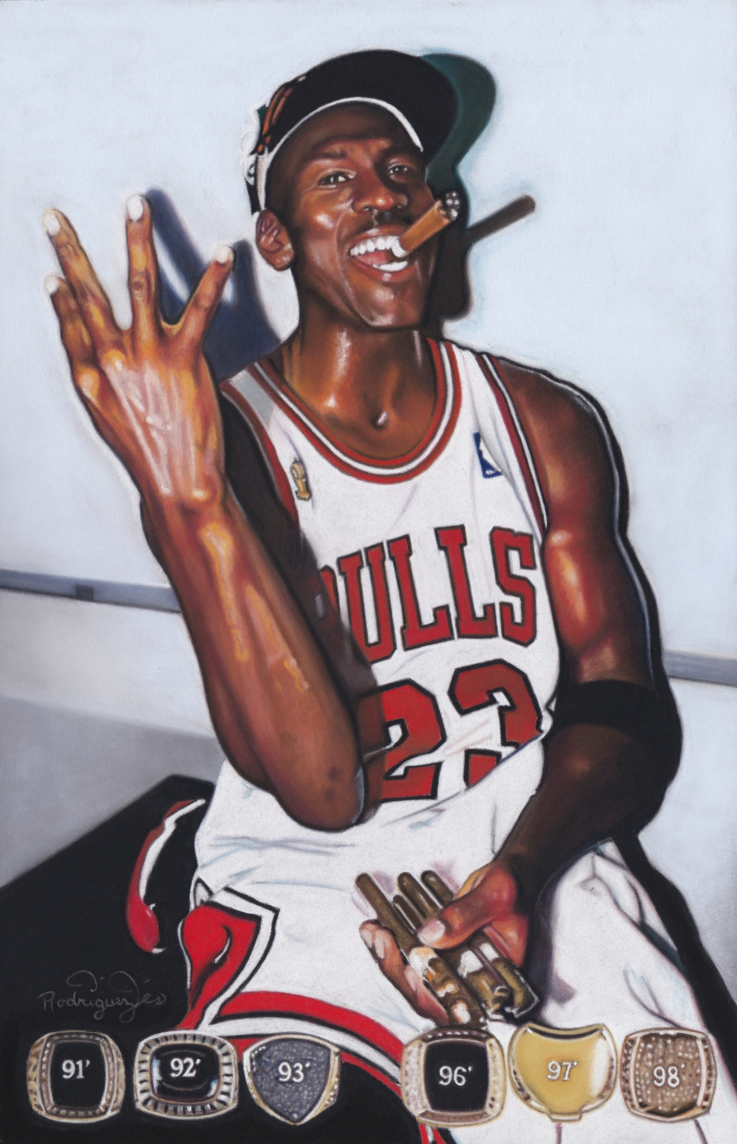 FAME: MICHAEL JORDAN PREMIUM CARDSTOCK EDITION CHICAGO FANEXPO EXCLUSIVE