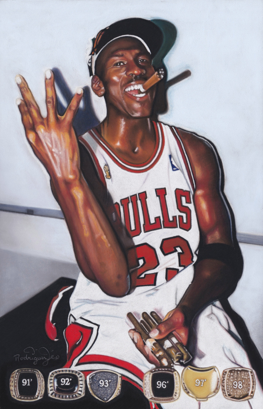 FAME: MICHAEL JORDAN PREMIUM CARDSTOCK EDITION CHICAGO FANEXPO EXCLUSIVE