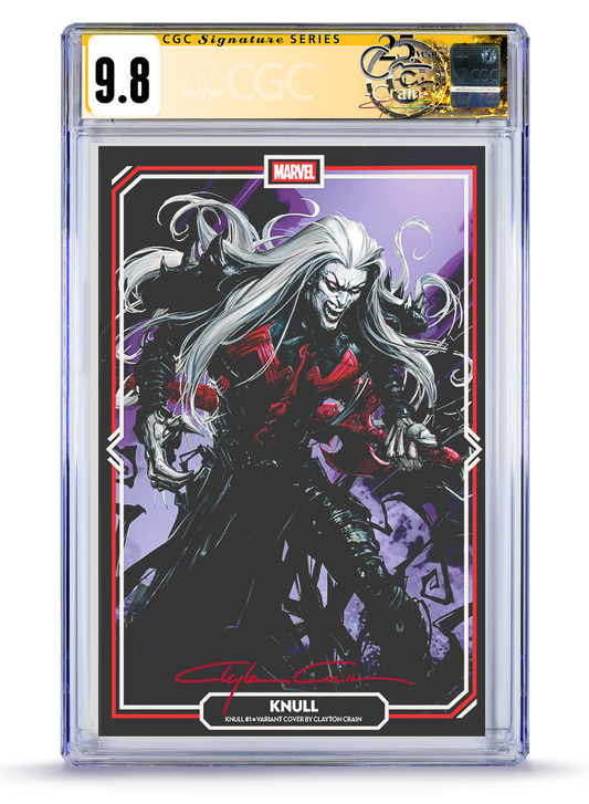 PREORDER:Knull  No. 1  Classic Signature 9.8 CGC Signature Series