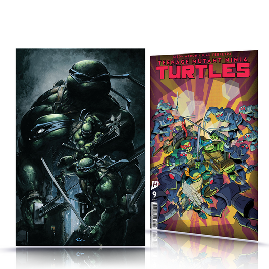 PREORDER: TMNT No. 9  Leonardo Virgin Cover +1:25 Suriano