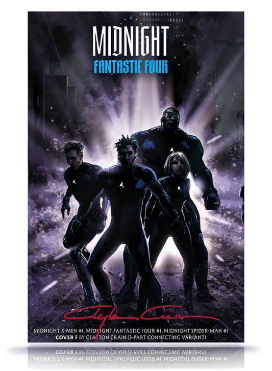 PREORDER:Midnight Fantastic Four Connecting Trade Dress Variant Signature w/COA
