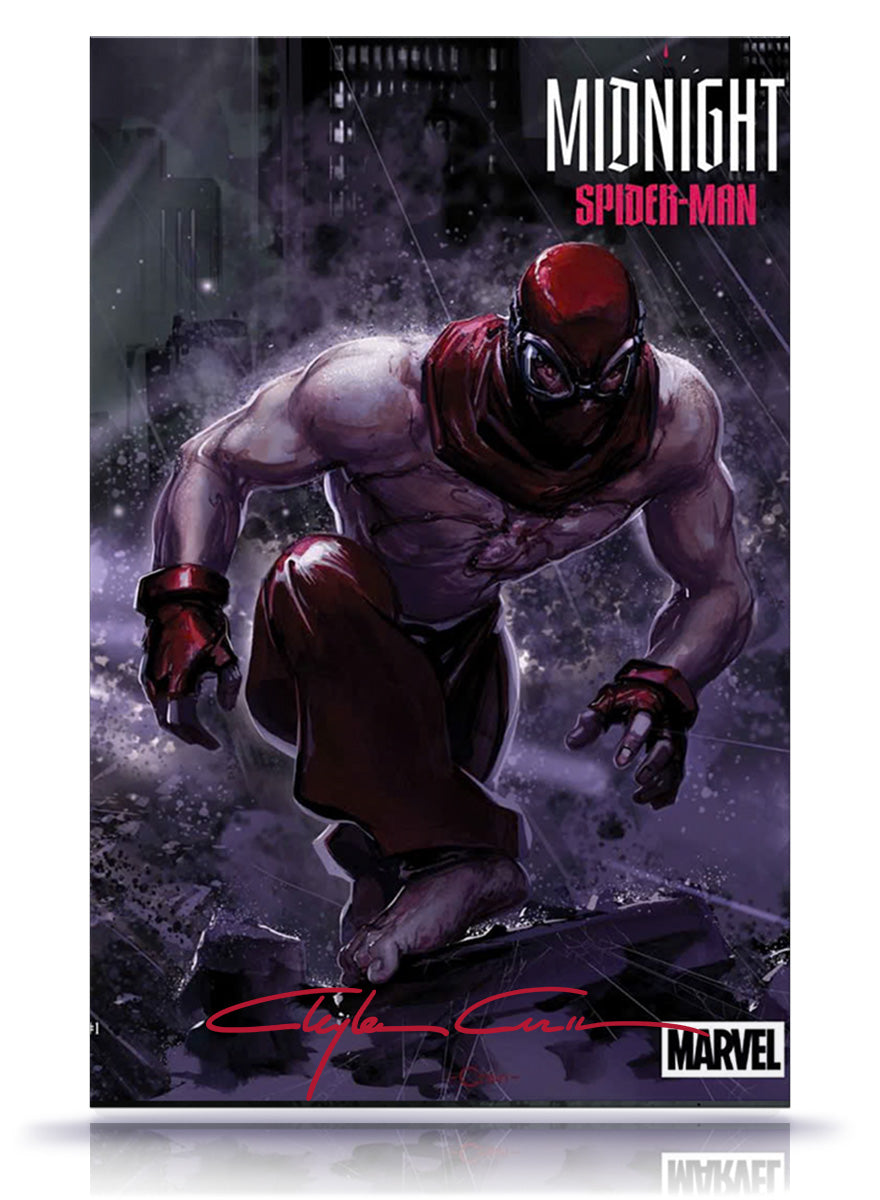 PREORDER:Midnight Spider-Man Connecting Trade Dress Variant Signature w/COA