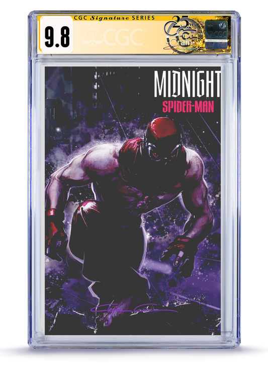 PREORDER: Midnight Spider-Man  No.1 TRADE DRESS Classic Signature 9.8 CGC Signature Series
