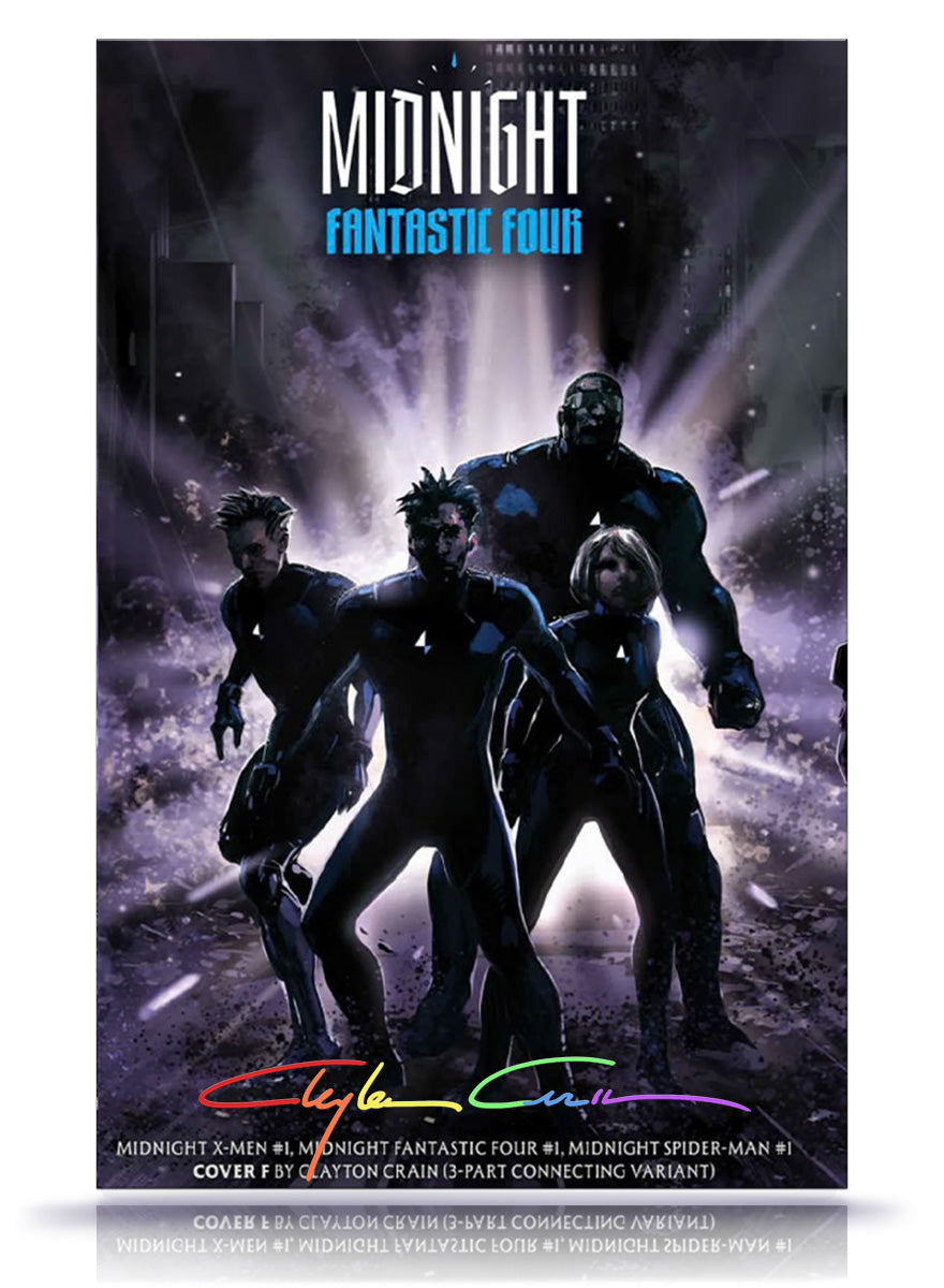 PREORDER:Midnight Fantastic Four Connecting Trade Dress Variant Signature w/COA