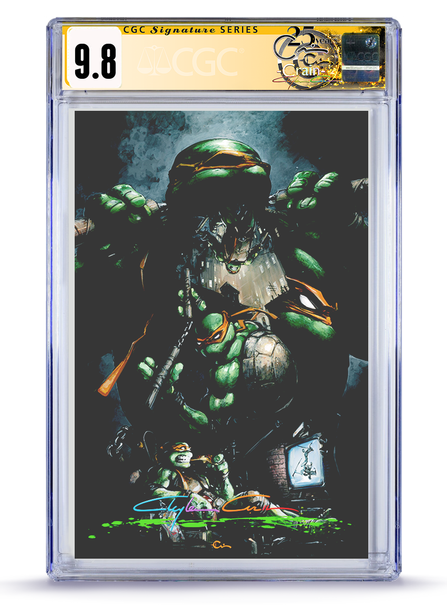 PREORDER: TMNT No. 9  Michelangelo  CGC Signature Series 9.8