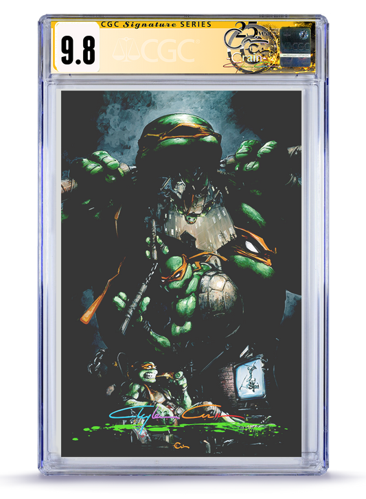 PREORDER: TMNT No. 9  Michelangelo  CGC Signature Series 9.8