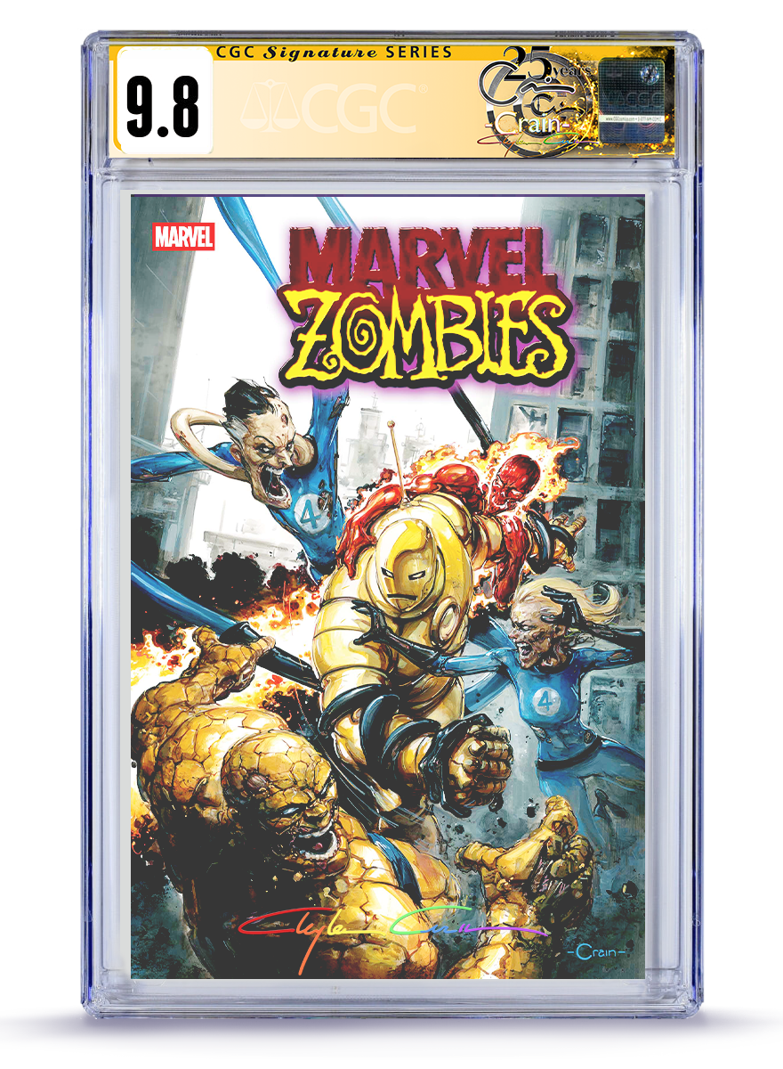 PREORDER:CGC Signature Series 9.8 MARVEL ZOMBIES: RED BAND #1 CLAYTON CRAIN VARIANT [NOT POLYBAGGED]