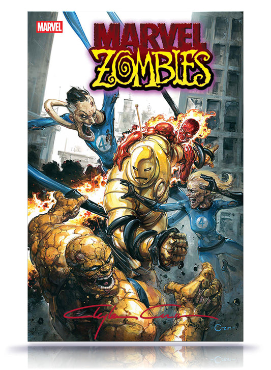 PREORDER: SIGNED W/ COA MARVEL ZOMBIES: RED BAND #1 CLAYTON CRAIN VARIANT [NOT POLYBAGGED]