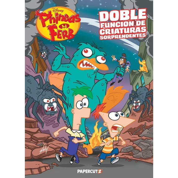 Phineas And Ferbs A-Maze-Ing Creature Double Feature TPB (Spanish Language Edition)